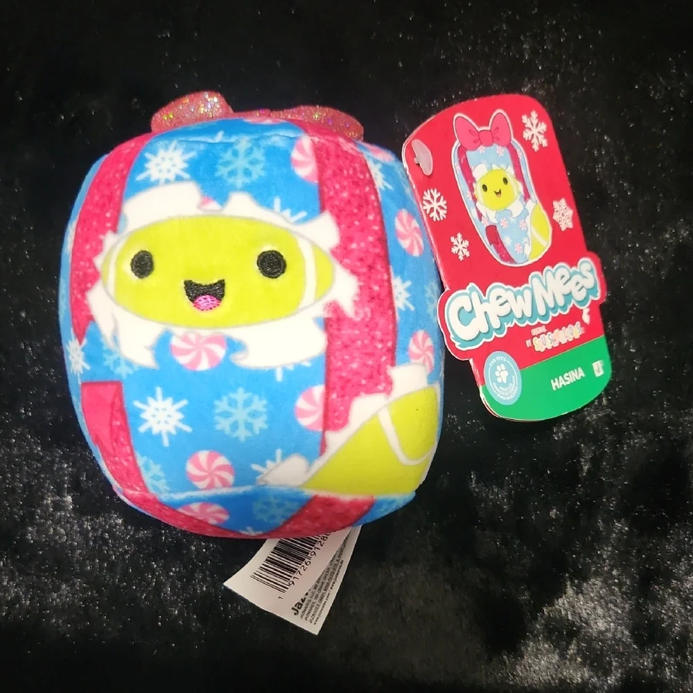 4 Chew Mees SQUISHMALLOW for Dogs Plush Toy Set